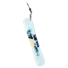 Tiny Snowboard Keyring Skateboard Keychain Key Holder- 22 13cm