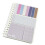 Refillable Notebook with Label Sticker For Task Planning-Purple 1