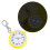 Porte-clés ergonomique, conception de montre, cadran en-Jaune 3