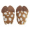 Ensemble d'accessoires de Costume de girafe-gants de cerf marron 1