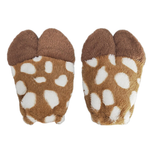 Ensemble d'accessoires de Costume de girafe-gants de cerf marron