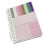 Refillable Notebook with Label Sticker For Task Planning-Pink 1