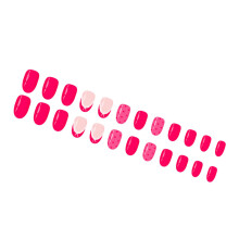 Pack of 24 French Style Pink Polkas Dot Lace Bows Glossy Oval