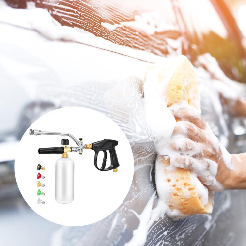 2 in 1 Pressure Washer with 5 Replaceable Nozzles-Set 1 1