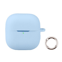 Silicone Wrap Sleeve Guard Shell Headphone-light blue color