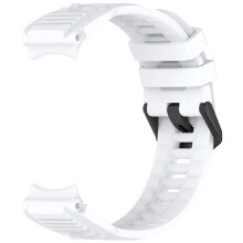 Flexible Silicone Replacement Band Universal Fit Stylish-White