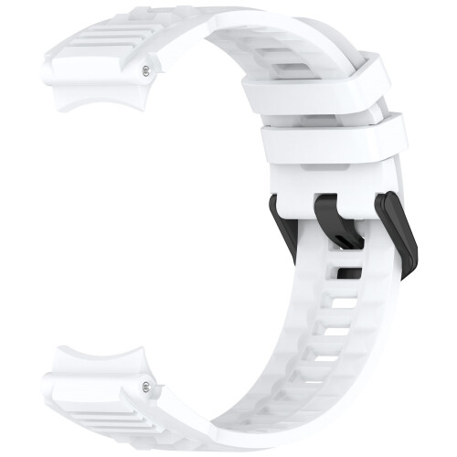 Flexible Silicone Replacement Band Universal Fit Stylish-White