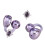 Bijoux compatibles Bluetooth, Clip cuivres Zircons hybrides 2