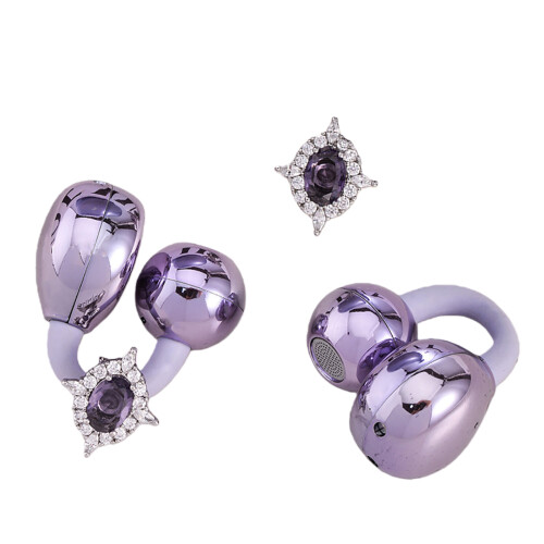 Bijoux compatibles Bluetooth, Clip cuivres Zircons hybrides 1