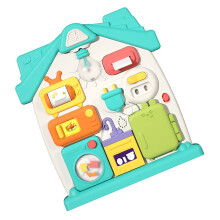 Kids Sensory Activity Board Housework Educational Toy for-Blue