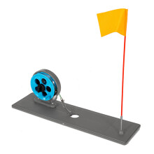 Compact Ice Fishing Rod Poles with Flag Marker Plastic-1pcs