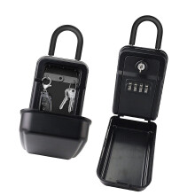 Upgraded Wall Mount Key Safe with 4-Black Hanging type