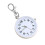 Travel Friendly Pocket Watch Keychain Hook Oversized-White 1