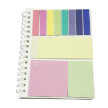 Carnet de notes en papier rechargeable et-couleur bonbon
