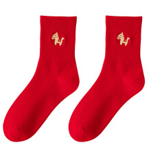 Chaussettes en coton pour femmes,-cheval de dessin animé