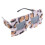 Creatieve grote harige frame oversized zonnebril Trendy-13 1