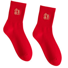 Chaussettes en coton pour célébration de l'année-soudain riche