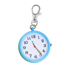 Montre porte-clés moderne avec grand numéro d'affichage,-Bleu