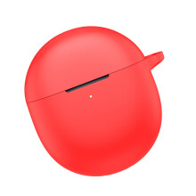 Housse d'écouteurs antidérapante, résistante à la sueur,-Rouge