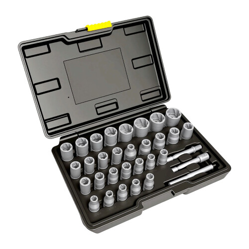 Jeu complet d'extracteurs de boulons, 32 outils, gammes de 6mm