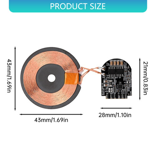 Universal 15W Wireless Charger Module PCB Board Quick Device 2