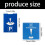 1/2pcs Time Stamps Blue Zone Parking Discs-15x15cm 2pcs 6