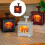 Lampe de cheminée miniature décorative avec effet de-Rouge 2