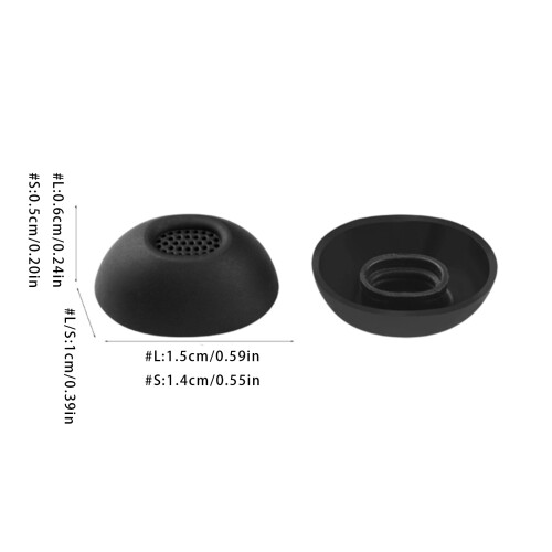 L'écouteur mou de silicone couvre l'usage confortable de-L 1