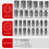 Jeu complet d'extracteurs de boulons, 32 outils, gammes de 6mm 6