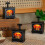Lampe de cheminée miniature décorative avec effet de-Rouge 7