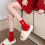 Chaussettes en coton pour célébration de l'année-soudain riche 6