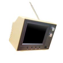 Kinderpretendplay elektrisch tv-model voor-Geel