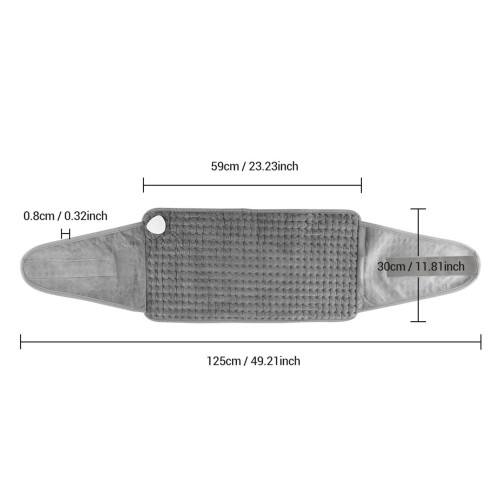Elektrischer Heizgürtel 125x30 cm EU-Stecker 220 V 1
