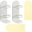 2-pack electric toothbrush holder on the wall (white)_Surprise Gift 1