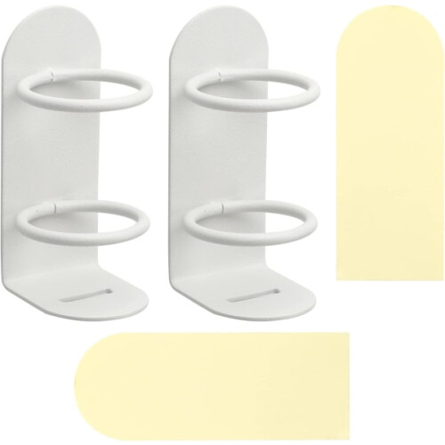 2-pack electric toothbrush holder on the wall (white)_Surprise Gift
