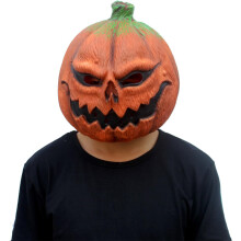 Gruselige Kürbis-Latexmaske für Black Friday, Ganzkopfmaske, Vogelscheuche, Dekoration, Halloween-Kostüm, Party-Überraschungsgeschenk