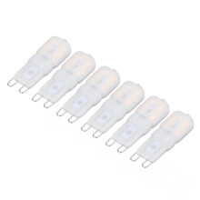 Black Friday 6 pcs G9 LED Bulbs Dimmable 3W Energy Saving 360 Degree Light Source compatible Ceiling Lights and Ceiling Lamps Warm White 220-240V_Sur