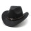 Western Cowboy Top Hat Felt Hat Black_Surprise Gift 1