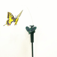 Black Friday Solar Powered Dancing Butterflies Fluttering Flying Hummingbird Garden Plants Flowers Stake Lawn Decoration Assorted Colors Mix Color_Bu