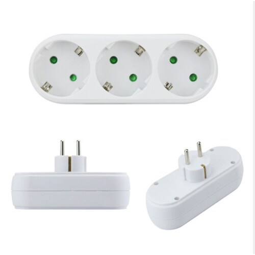 3-Way Outlet Adapter, 3-Way Multi-Plug Wall or Desk Outlet_Surprise Gift