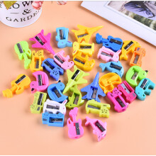50 pcs Pencil Sharpeners in Bulk, Cartoon Animal Shaped, Small Pencil Sharpeners in Bulk, Plastic, Single Hole, Manual Pencil Sharpener_Super Gift_Su