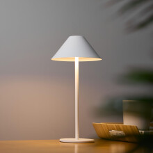 Dimmable Wireless LED Desk Lamp - Battery Powered, Waterproof, 3000K Warm White_Super Gift_White_Surprise Gift