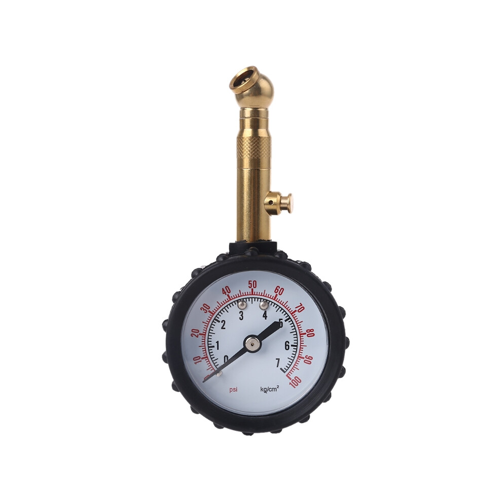 Friday Tire Pressure Gauge Calibrated Tire Pressure Gauge With Rubber Hose_surprise Gift Black 6902344848499
