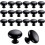 Black Friday 20 pcs door knobs drawer knobs 30 mm vintage handles cabinet cabinet knobs compatible kitchen cabinets (black)_Surprise Gift 1