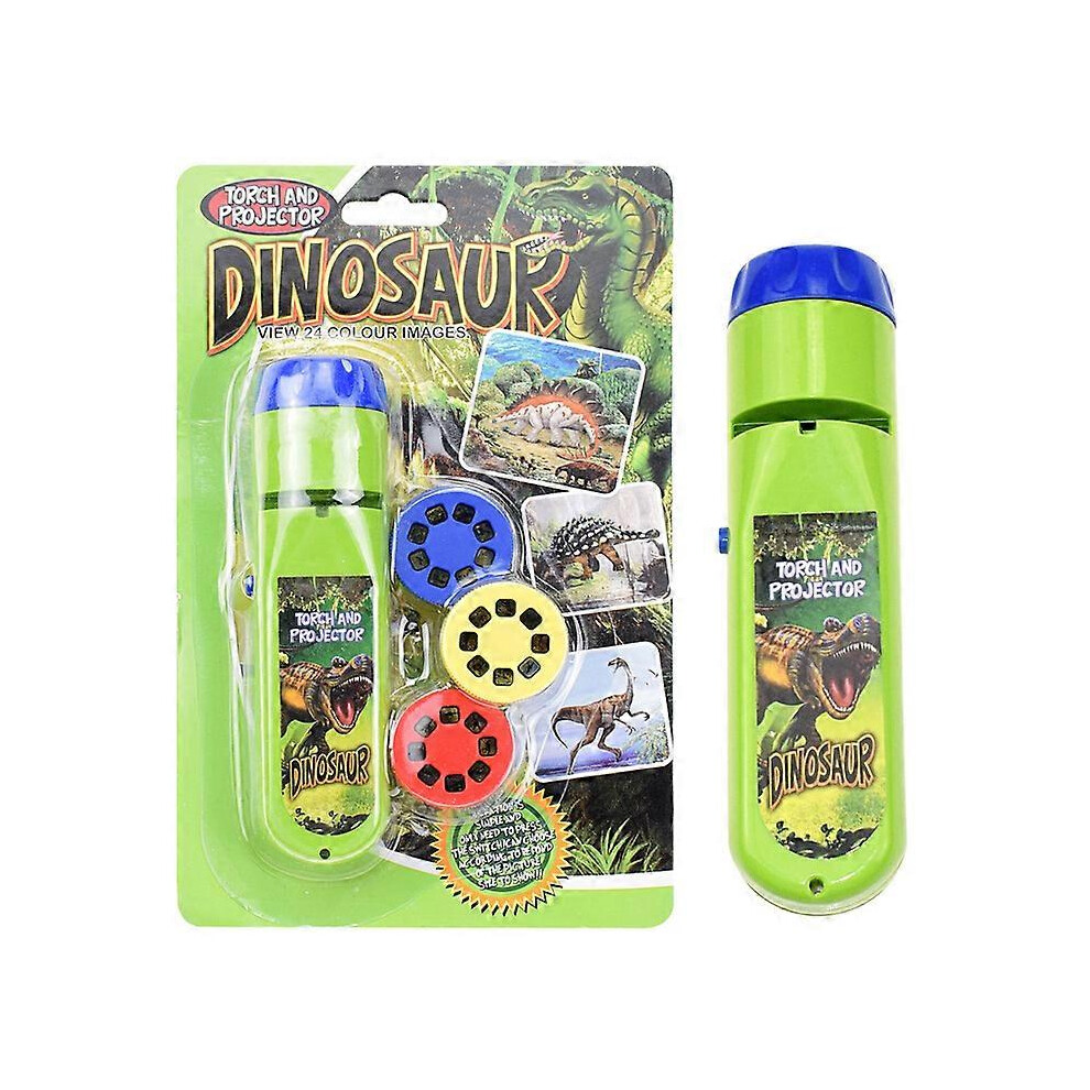 Dinosaur Flashlight And Projector With 3 Discs 24 Images, Dinosaur Toys Compatible Boys, Cool Kids Flashlight, Dinosaur Gift Ideas Gift Compatible B_ 6902344852960
