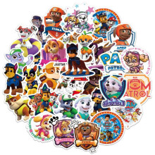 50pcs Paw patrol Stickers Waterproof Laptop Luggage Skate_Super Gift_multicolor/multicolor_Surprise Gift