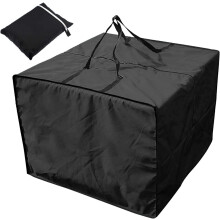 Garden furniture cushion storage, waterproof multifunctional cover, 80x80x60cm, Black_SPECIAL GIFTS_Surprise Gift