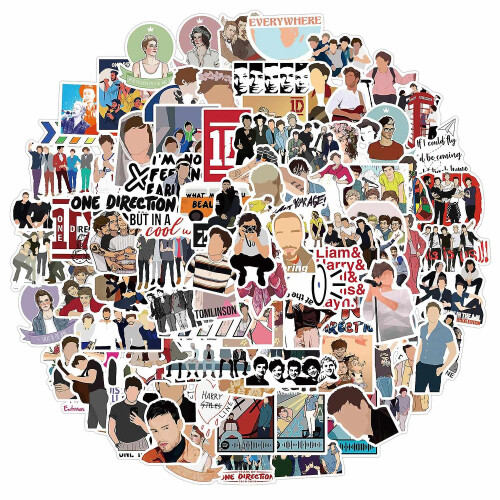 100 One Direction Doodle Stickers_Super Gift_Surprise Gift