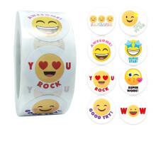 500pcs stickers - Smiley / Emoji motif - Cartoon_Super Gift_multicolor/multicolor_Surprise Gift