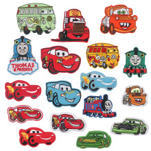 17 pacáiste de ghreamáin fabraice bróidnéireachta éadaí leanaí Cars T_Super Gift_Surprise Gift